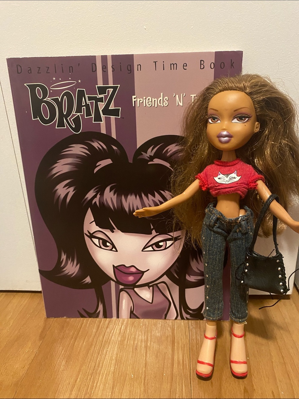 2001 MGA Bratz Yasmin Doll & 2003 Bratz Dazzlin Design Book